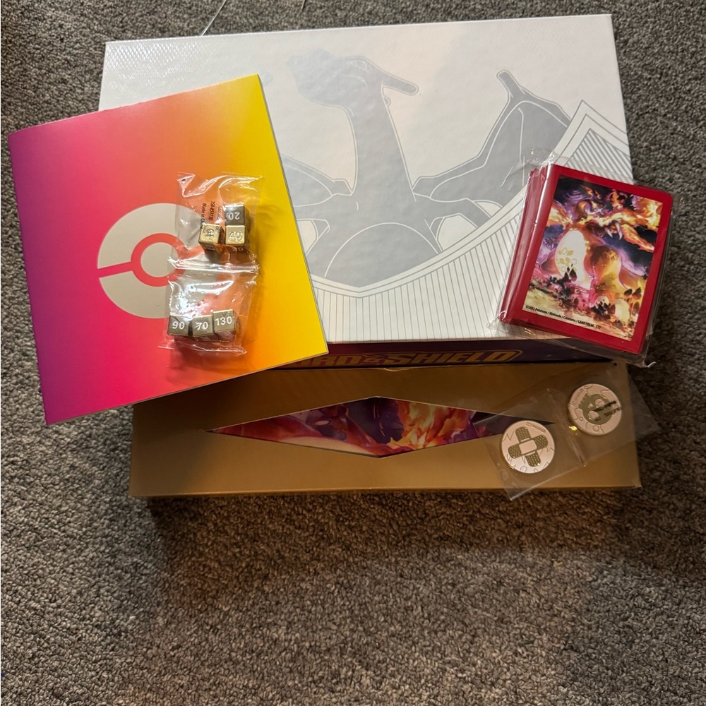 Pokemon charmander box Trading Card Game Set with Accessories